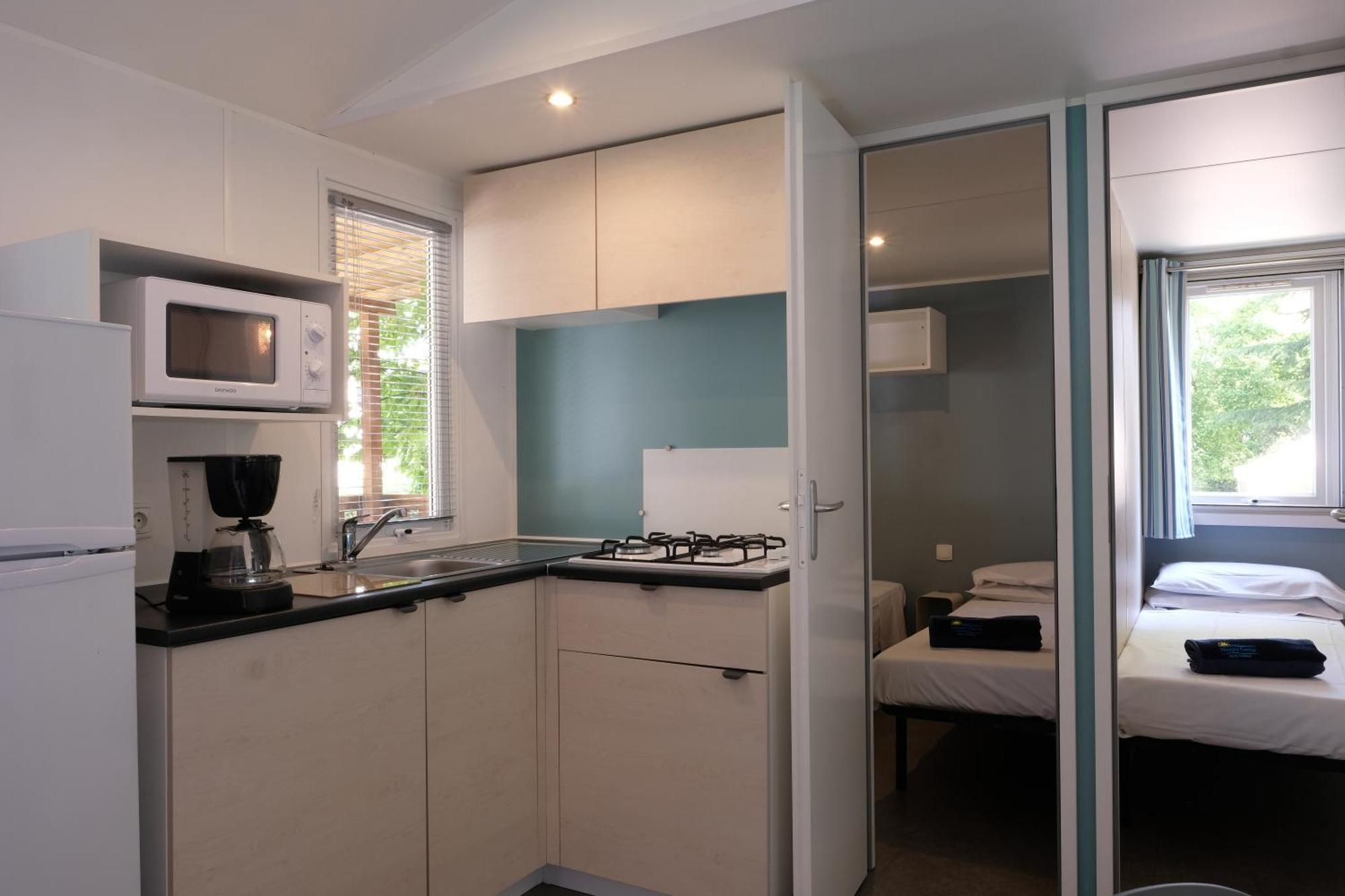 Happy Camp mobile homes in Camping Sènia Cala Canyelles Lloret de Mar Esterno foto